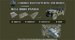 Desktop Screenshot of m151bodypanels.com