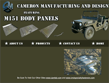 Tablet Screenshot of m151bodypanels.com